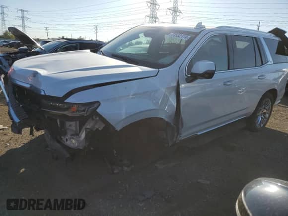 2022 Cadillac Escalade Premium Luxury с VIN 1GYS4BKL6NR153415, выставлен на аукционе Copart как лот 73532174 с пробегом 70 148 миль миль и Списание • Salvage title. История ставок и продаж доступна на DreamBid. Изображение 1.