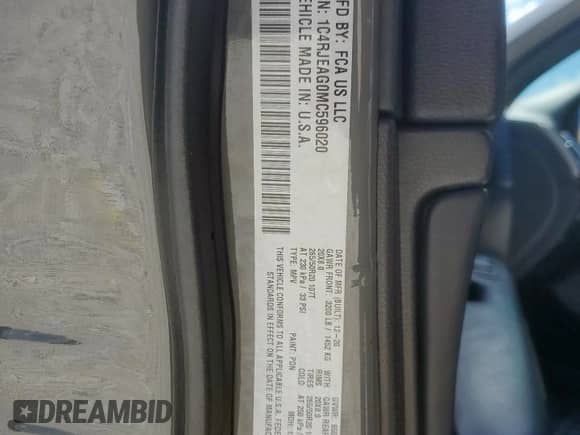2021 Jeep Grand Cherokee Laredo E z VIN 1C4RJEAG0MC596020, wystawiony jako Copart lot #62757145 z przebiegiem 87 063 mil mil oraz Szkoda całkowita • Salvage title. Historia ofert i sprzedaży dostępna na DreamBid. Obrazek 13.