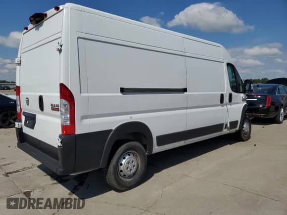 2022 Ram ProMaster Cargo с VIN 3C6LRVDG8NE134557, выставлен на аукционе Copart как лот 69671374 с пробегом Не указан миль и Списание • Salvage title. История ставок и продаж доступна на DreamBid. Изображение 3.