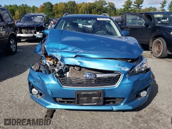 2018 Subaru Impreza Premium with VIN 4S3GTAD69J3728135, listed as a Copart auction lot 84726165 with Not provided miles and Salvage title. Bid and sale history available at DreamBid. Image 5.