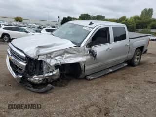 2017 Chevrolet Silverado 1500 LTZ with VIN 3GCUKSEJ9HG461617, listed as a Copart auction lot 81192355 with 187,481 mi miles and Clean title. Bid and sale history available at DreamBid. Image 1.
