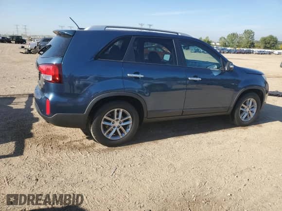 2014 Kia Sorento LX with VIN 5XYKT4A66EG522126, listed as a Copart auction lot 80641235 with 129,304 mi miles and Salvage title. Bid and sale history available at DreamBid. Image 3.