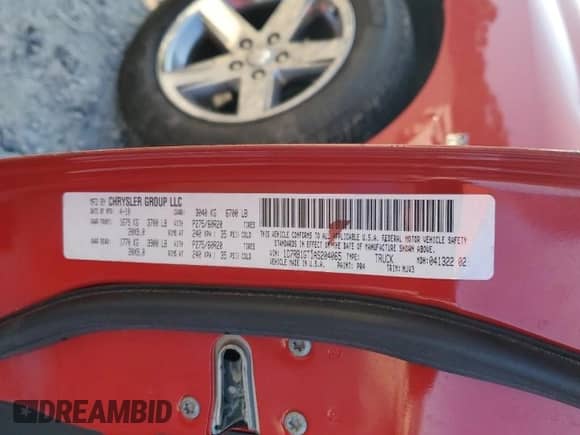 2010 Dodge 1500 SLT with VIN 1D7RB1GT1AS204065, listed as a Copart auction lot 70768245 with 176,263 mi miles and Salvage title. Bid and sale history available at DreamBid. Image 12.