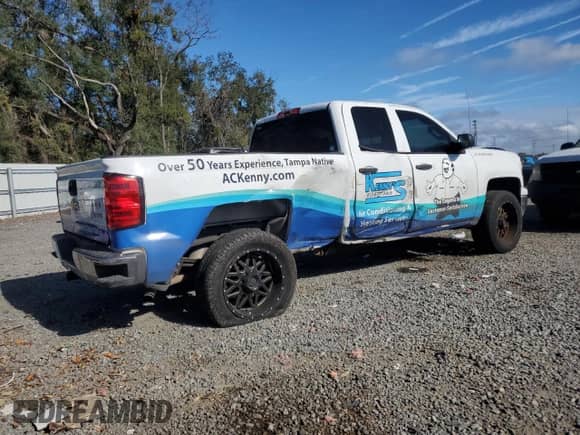 2014 Chevrolet Silverado 1500 Work Truck with VIN 1GCRCPEH6EZ292651, listed as a Copart auction lot 85669794 with Not provided miles and Salvage title. Bid and sale history available at DreamBid. Image 3.