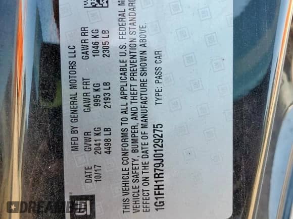 2018 Chevrolet Camaro 2SS z VIN 1G1FH1R79J0129275, wystawiony jako Copart lot #69356375 z przebiegiem 121 926 mil mil oraz Czysty tytuł • Clean title. Historia ofert i sprzedaży dostępna na DreamBid. Obrazek 12.