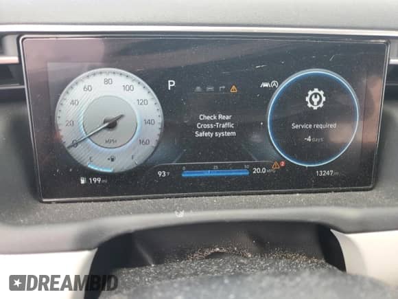 2023 Hyundai Tucson Limited with VIN 5NMJECAE8PH183465, listed as a Copart auction lot 80257285 with 13,247 mi miles and Salvage title. Bid and sale history available at DreamBid. Image 9.