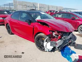 2023 Toyota Camry TRD with VIN 4T1KZ1AK9PU083852, listed as a IAAI auction lot 42407855 with 19,781 mi miles and . Bid and sale history available at DreamBid. Image 1.