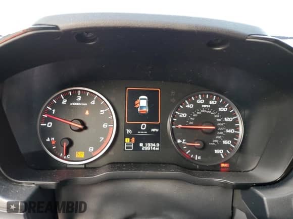 2023 Subaru WRX Premium with VIN JF1VBAF66P9807961, listed as a Copart auction lot 83792355 with 29,914 mi miles and Salvage title. Bid and sale history available at DreamBid. Image 9.