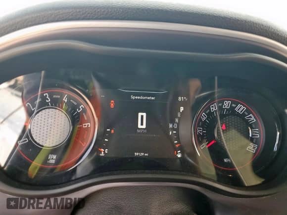 2020 Dodge Challenger SXT with VIN 2C3CDZAG3LH218990, listed as a Copart auction lot 81957265 with 59,129 mi miles and Salvage title. Bid and sale history available at DreamBid. Image 9.