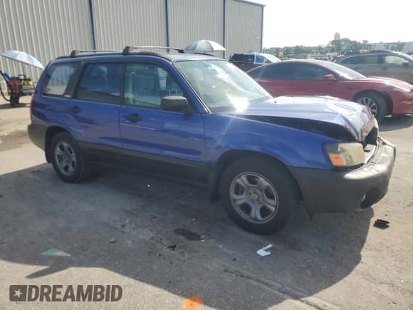 2004 Subaru Forester X with VIN JF1SG63684H706783, listed as a Copart auction lot 81374155 with 217,885 mi miles and Salvage title. Bid and sale history available at DreamBid. Image 4.