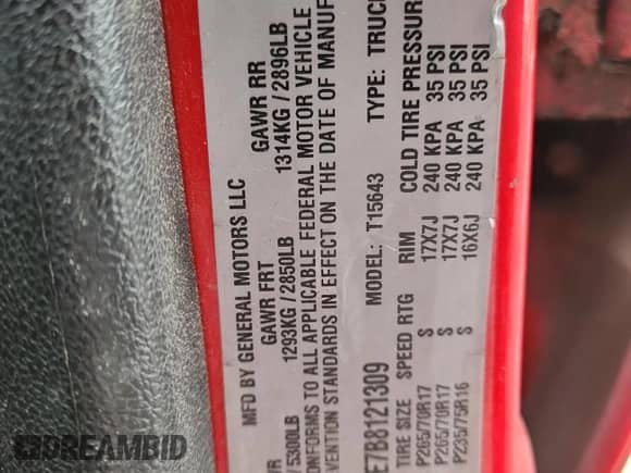 2011 Chevrolet Colorado 2LT с VIN 1GCHTDFE7B8121309, выставлен на аукционе Copart как лот 80878135 с пробегом 214 920 миль миль и Списание • Salvage title. История ставок и продаж доступна на DreamBid. Изображение 12.