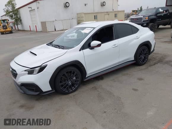 2022 Subaru WRX Premium with VIN JF1VBAF6XN9018628, listed as a IAAI auction lot 42991090 with 61,115 mi miles and . Bid and sale history available at DreamBid. Image 2.