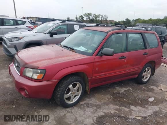 2005 Subaru Forester XS with VIN JF1SG65625G745356, listed as a IAAI auction lot 43372858 with 157,614 mi miles and . Bid and sale history available at DreamBid. Image 2.
