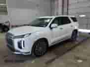 2025 Hyundai Palisade Calligraphy с VIN KM8R7DGE8SU853877, выставлен на аукционе Copart как лот 64552515 с пробегом 7 632 миль миль и Списание • Salvage title. История ставок и продаж доступна на DreamBid. Изображение 1.