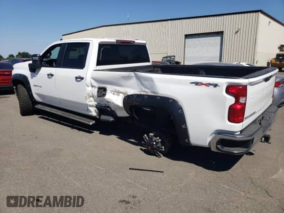 2020 Chevrolet Silverado 2500HD Work Truck with VIN 1GC4YLE7XLF216585, listed as a Copart auction lot 64208805 with 139,519 mi miles and Salvage title. Bid and sale history available at DreamBid. Image 2.