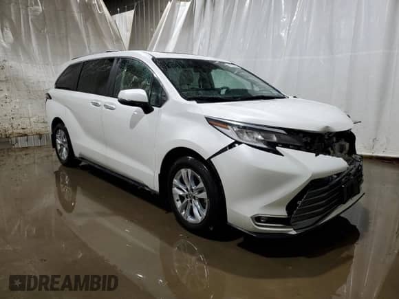 2025 Toyota Sienna Limited с VIN 5TDZSKFC7SS154980, выставлен на аукционе Copart как лот 43721475 с пробегом 4 337 миль миль и Списание • Salvage title. История ставок и продаж доступна на DreamBid. Изображение 4.