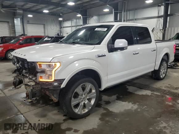 2017 Ford F-150 XLT with VIN 1FTEW1EG0HFA32004, listed as a Copart auction lot 70723935 with 136,531 mi miles and Salvage title. Bid and sale history available at DreamBid. Image 1.