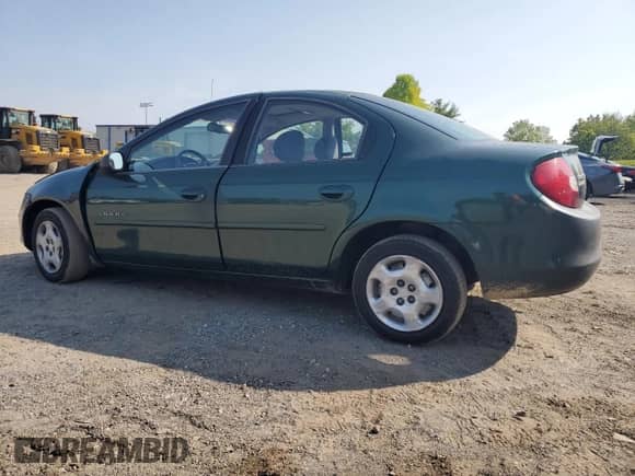 2000 Dodge Neon Highline with VIN 1B3ES46C6YD539222, listed as a Copart auction lot 58326105 with 78,123 mi miles and Salvage title. Bid and sale history available at DreamBid. Image 2.