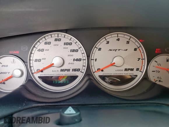 2005 Dodge Neon SRT-4 with VIN 1B3ES66SX5D260645, listed as a Copart auction lot 65688355 with 138,633 mi miles and Salvage title. Bid and sale history available at DreamBid. Image 9.
