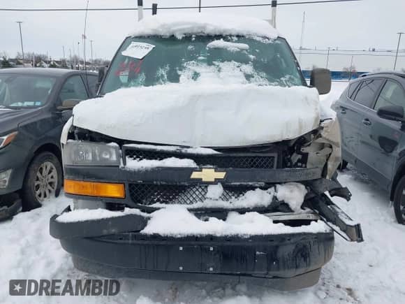 2021 Chevrolet Express Cargo with VIN 1GCWGAF70M1311573, listed as a IAAI auction lot 41619239 with 46,728 mi miles and . Bid and sale history available at DreamBid. Image 12.