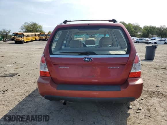 2008 Subaru Forester X with VIN JF1SG63618H705478, listed as a Copart auction lot 81504655 with 130,339 mi miles and Salvage title. Bid and sale history available at DreamBid. Image 6.