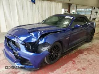 2016 Ford Mustang GT Premium с VIN 1FATP8FF2G5253939, выставлен на аукционе Copart как лот 56540785 с пробегом 41 262 миль миль и Списание • Salvage title. История ставок и продаж доступна на DreamBid. Изображение 1.