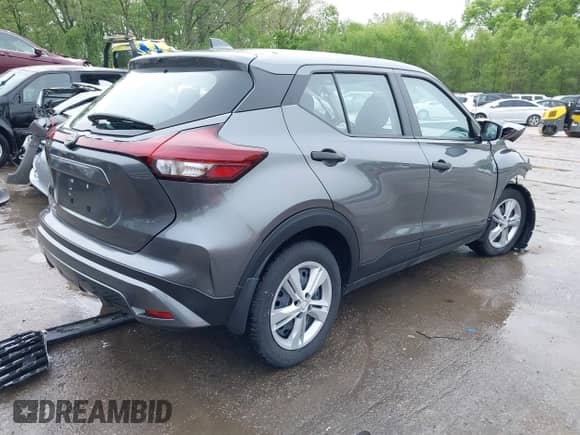 2024 Nissan Kicks S with VIN 3N1CP5BVXRL569780, listed as a IAAI auction lot 42107512 with 4,081 mi miles and . Bid and sale history available at DreamBid. Image 4.
