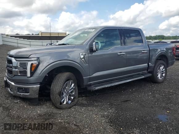 2025 Ford F-150 Lariat with VIN 1FTFW5L83SFA96519, listed as a Copart auction lot 64862475 with 770 mi miles and Salvage title. Bid and sale history available at DreamBid. Image 1.