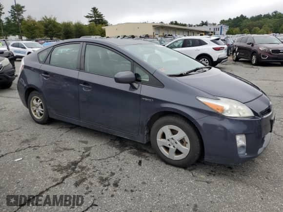 2011 Toyota Prius III with VIN JTDKN3DU2B1414693, listed as a Copart auction lot 80613585 with 208,579 mi miles and Salvage title. Bid and sale history available at DreamBid. Image 4.