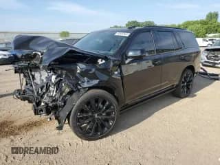 2025 Cadillac Escalade 4WD Sport Platinum with VIN 1GYS9GRL9SR295306, listed as a Copart auction lot 60882665 with 185 mi miles and Clean title. Bid and sale history available at DreamBid. Image 1.