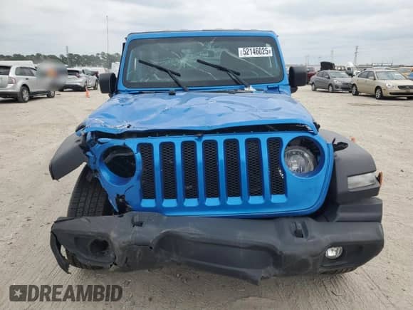 2022 Jeep Wrangler Unlimited Sport с VIN 1C4HJXDN6NW232539, выставлен на аукционе Copart как лот 52146025 с пробегом 29 571 миль миль и Списание • Salvage title. История ставок и продаж доступна на DreamBid. Изображение 5.