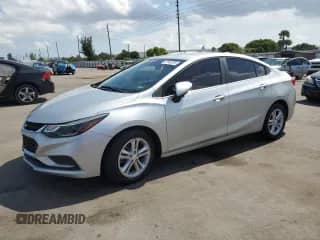 2017 Chevrolet Cruze LT с VIN 1G1BE5SM6H7136085, выставлен на аукционе Copart как лот 67062025 с пробегом 65 291 миль миль и Чистый • Clean title. История ставок и продаж доступна на DreamBid. Изображение 1.