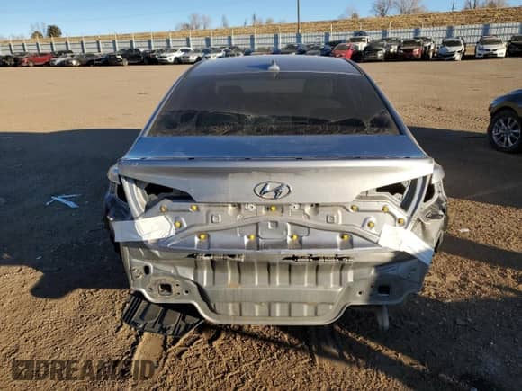 2017 Hyundai Sonata with VIN KMHE14L2XHA049232, listed as a Copart auction lot 86399654 with 87,874 mi miles and Salvage title. Bid and sale history available at DreamBid. Image 6.