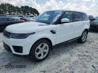 2018 Land Rover Range Rover Sport HSE with VIN SALWR2RVXJA194535, listed as a Copart auction lot 62992105 with 89,454 mi miles and Salvage title. Bid and sale history available at DreamBid. Image 1.