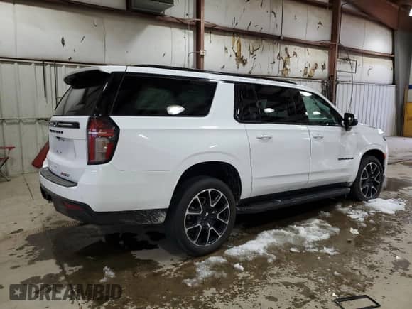 2024 Chevrolet Suburban RST z VIN 1GNSKEKD5RR263892, wystawiony jako Copart lot #87709295 z przebiegiem 17 652 mil mil oraz Szkoda całkowita • Salvage title. Historia ofert i sprzedaży dostępna na DreamBid. Obrazek 3.