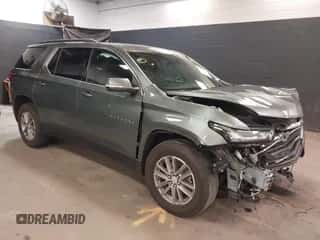 2023 Chevrolet Traverse LT Cloth с VIN 1GNEVGKW6PJ272324, выставлен на аукционе IAAI как лот 42151388 с пробегом 26 630 миль миль и . История ставок и продаж доступна на DreamBid. Изображение 1.