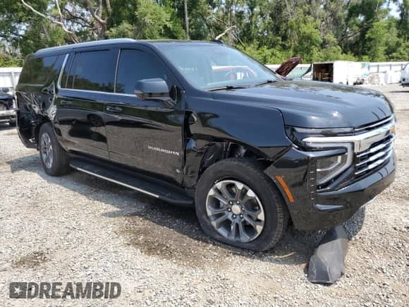 2025 Chevrolet Suburban LT с VIN 1GNS5CRD9SR168291, выставлен на аукционе Copart как лот 58181635 с пробегом Не указан миль и Списание • Salvage title. История ставок и продаж доступна на DreamBid. Изображение 4.