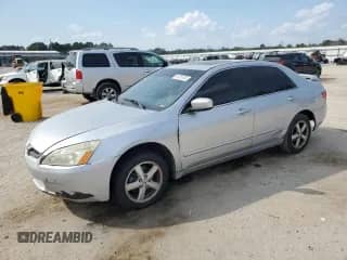 2005 Honda Accord EX с VIN 1HGCM55705A080245, выставлен на аукционе Copart как лот 81291385 с пробегом 249 229 миль миль и Списание • Salvage title. История ставок и продаж доступна на DreamBid. Изображение 1.