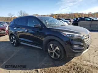 2018 Hyundai Tucson Limited z VIN KM8J3CA27JU654433, wystawiony jako Copart lot #82669595 z przebiegiem 127 417 mil mil oraz Czysty tytuł • Clean title. Historia ofert i sprzedaży dostępna na DreamBid. Obrazek 4.