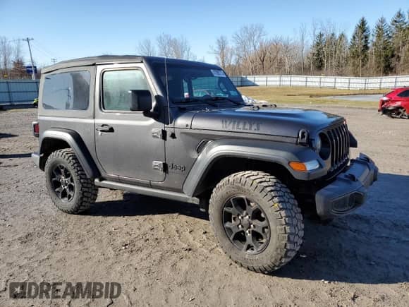 2022 Jeep Wrangler Willys Sport с VIN 1C4HJXAG8NW224898, выставлен на аукционе Copart как лот 47899775 с пробегом 29 623 миль миль и Списание • Salvage title. История ставок и продаж доступна на DreamBid. Изображение 4.