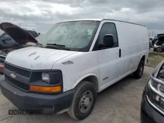 2003 Chevrolet Express Cargo with VIN 1GCGG25V931223419, listed as a Copart auction lot 76194064 with Not provided miles and Salvage title. Bid and sale history available at DreamBid. Image 1.