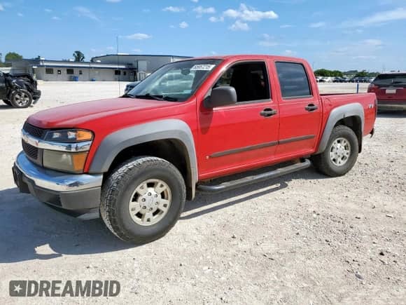 2007 Chevrolet Colorado 2LT with VIN 1GCDS13E478247381, listed as a Copart auction lot 65957215 with 142,421 mi miles and Salvage title. Bid and sale history available at DreamBid. Image 1.