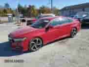 2018 Honda Accord Sport z VIN 1HGCV1F39JA015356, wystawiony jako Copart lot #89719925 z przebiegiem 108 313 mil mil oraz Szkoda całkowita • Salvage title. Historia ofert i sprzedaży dostępna na DreamBid. Obrazek 1.