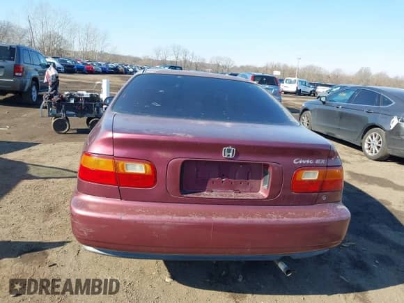 1994 Honda Civic with VIN 2HGEJ1232RH525345, listed as a IAAI auction lot 41646722 with 186,326 mi miles and . Bid and sale history available at DreamBid. Image 16.