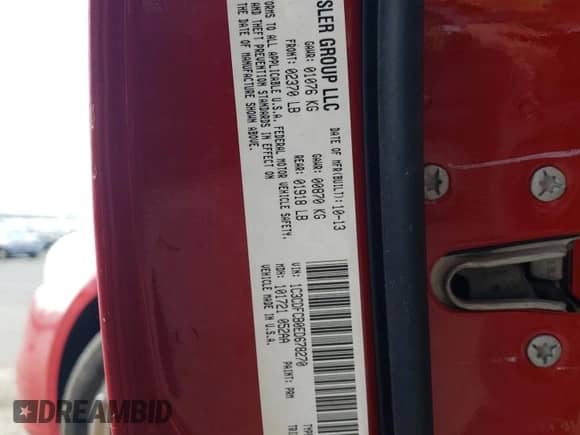 2014 Dodge Dart Limited z VIN 1C3CDFCB0ED678270, wystawiony jako Copart lot #85740735 z przebiegiem 152 518 mil mil oraz Szkoda całkowita • Salvage title. Historia ofert i sprzedaży dostępna na DreamBid. Obrazek 14.
