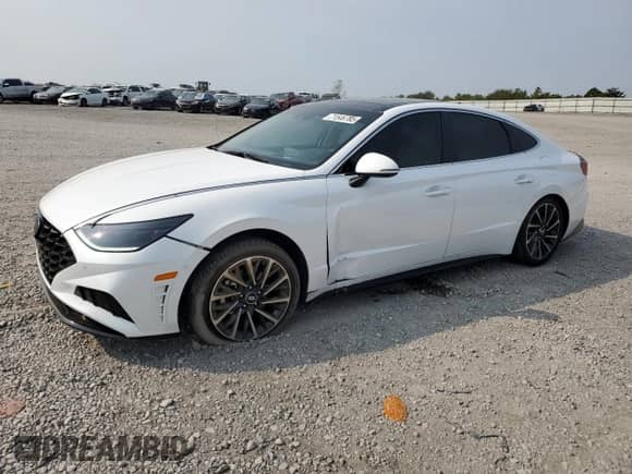 2020 Hyundai Sonata Limited с VIN 5NPEH4J21LH009495, выставлен на аукционе Copart как лот 71546785 с пробегом 56 486 миль миль и Списание • Salvage title. История ставок и продаж доступна на DreamBid. Изображение 1.