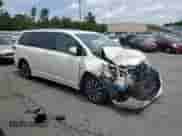 2018 Toyota Sienna XLE with VIN 5TDDZ3DC2JS192436, listed as a Copart auction lot 62954895 with Not provided miles and Non repairable. Bid and sale history available at DreamBid. Image 4.