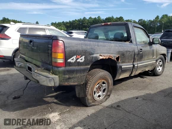 1999 Chevrolet Silverado 1500 с VIN 1GCEK14V7XZ188047, выставлен на аукционе Copart как лот 70703395 с пробегом 135 290 миль миль и На запчасти • Non repairable. История ставок и продаж доступна на DreamBid. Изображение 3.
