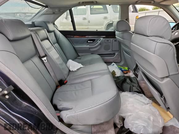 1997 BMW 7 Series 740iL with VIN WBAGJ8322VDL43008, listed as a Copart auction lot 66674325 with 118,401 mi miles and Salvage title. Bid and sale history available at DreamBid. Image 10.