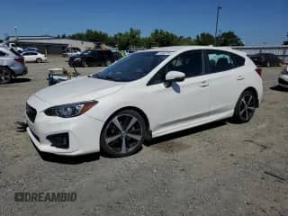 2018 Subaru Impreza Special Sports with VIN 4S3GTAK65J1744900, listed as a Copart auction lot 57885705 with 110,162 mi miles and Salvage title. Bid and sale history available at DreamBid. Image 1.